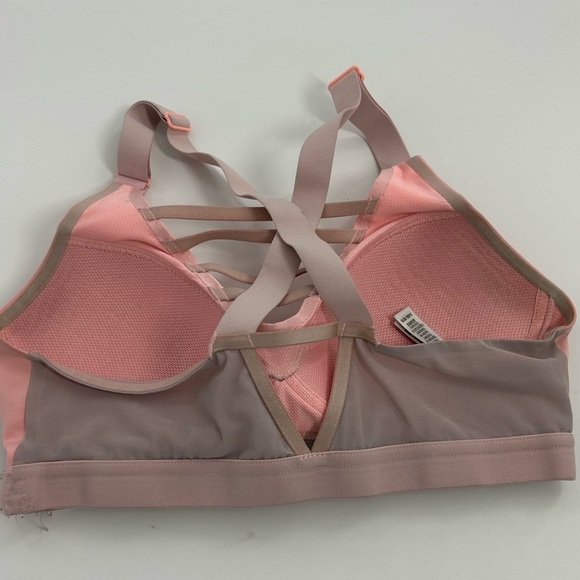 Victoria Sport VS Incredible Lightweight Colorblock Pink‎ Max Cage Sport Bra 34B - Picture 4 of 7